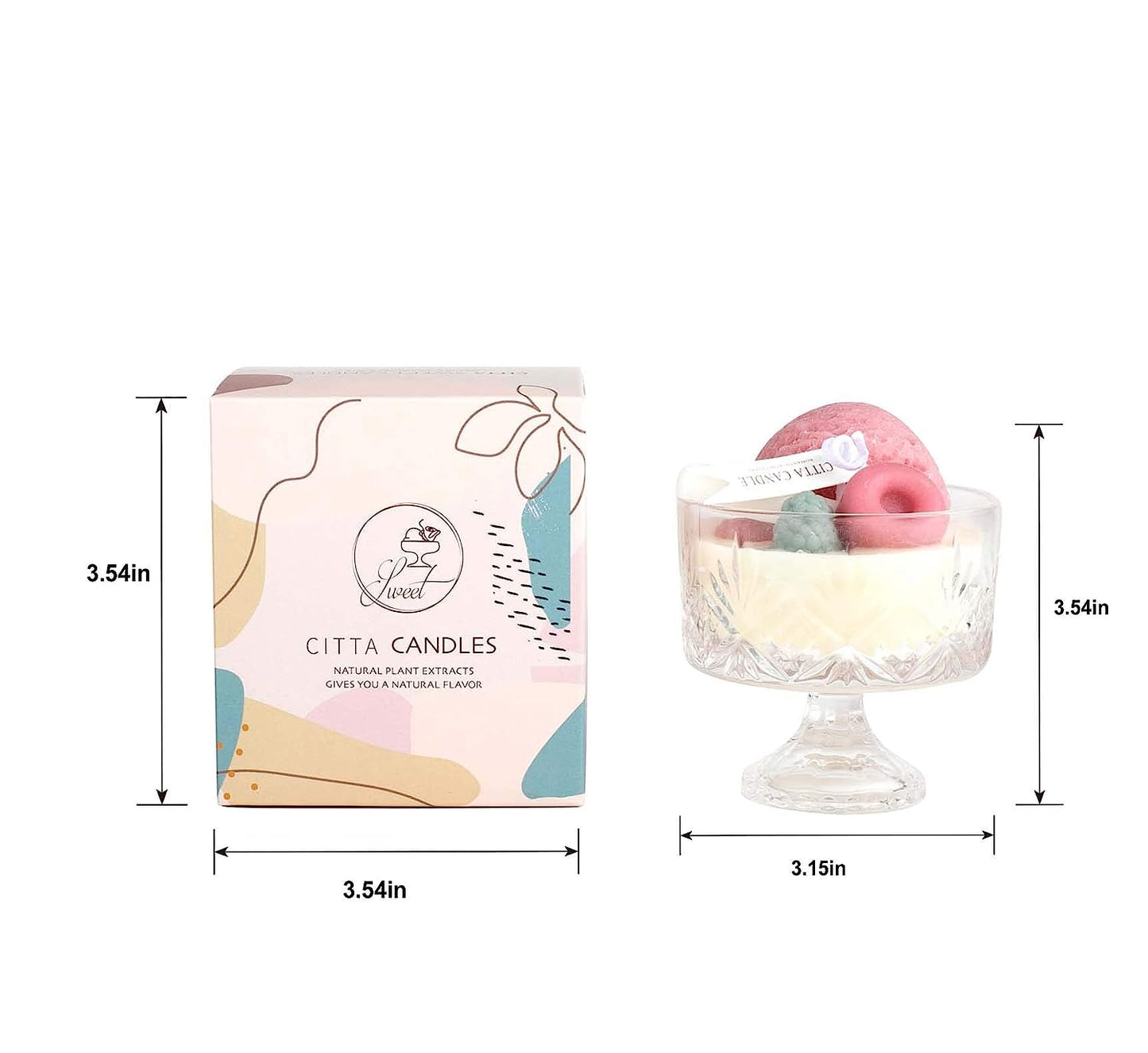 Lovely Ice Cream Scented Candle Gift