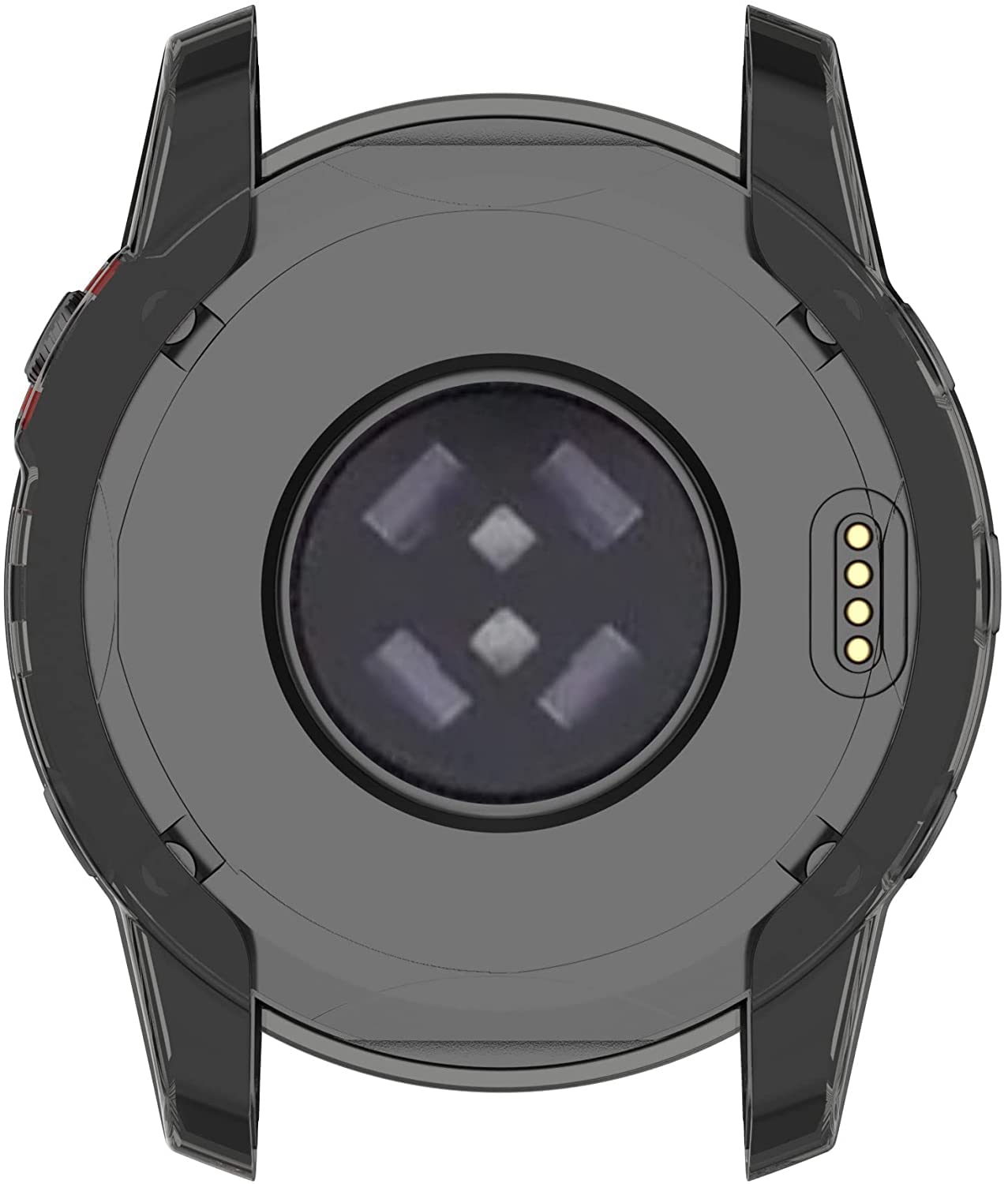 Zitel Case for Garmin Fenix 7X / Fenix 7X Solar Bumper Cover (Not for Fenix 7S / Fenix 7) - Black Tint