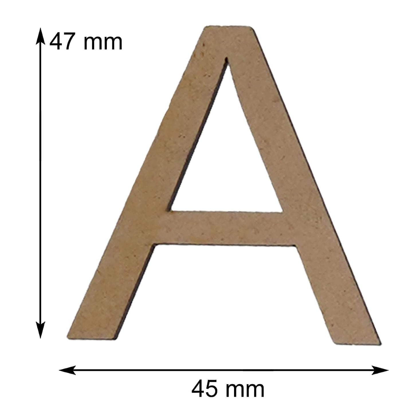 Webelkart Premium Laser Cut 26 PES Capital Alphabet Letter for Kids Learning Gift/Wall Decor/Letter Board/School Board (Wood Colour)