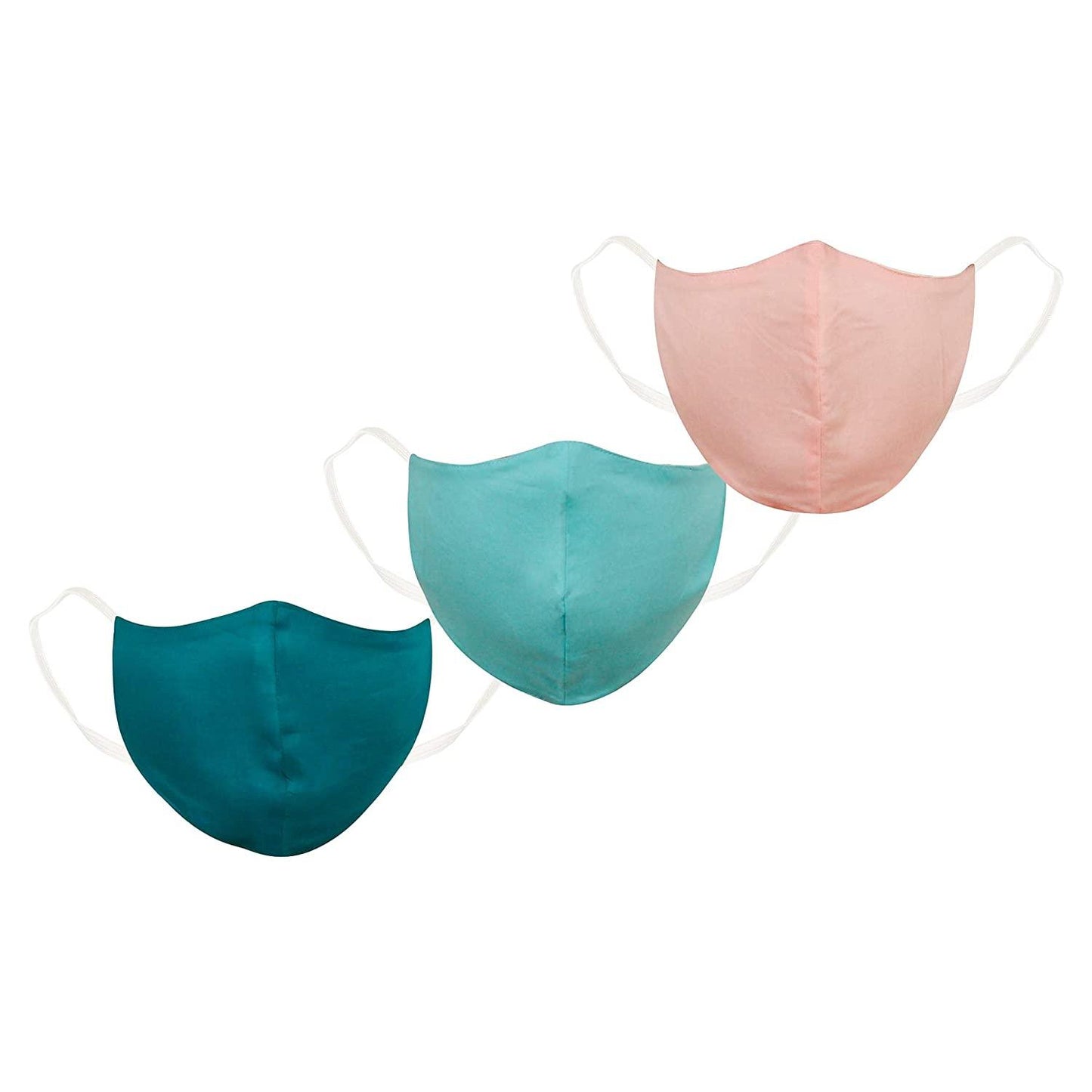 Webelkart Anti-Pollution Mask / Mask for Pollution / Face Mask Pack of 100% Cotton Elastic Strap (Multicolor) -3