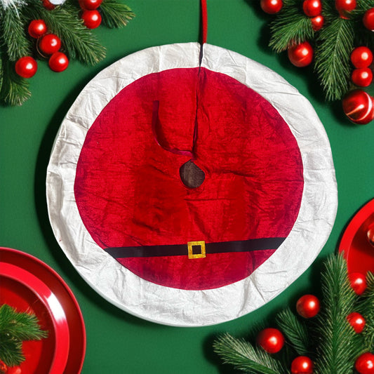 Santa christmas tree skirt