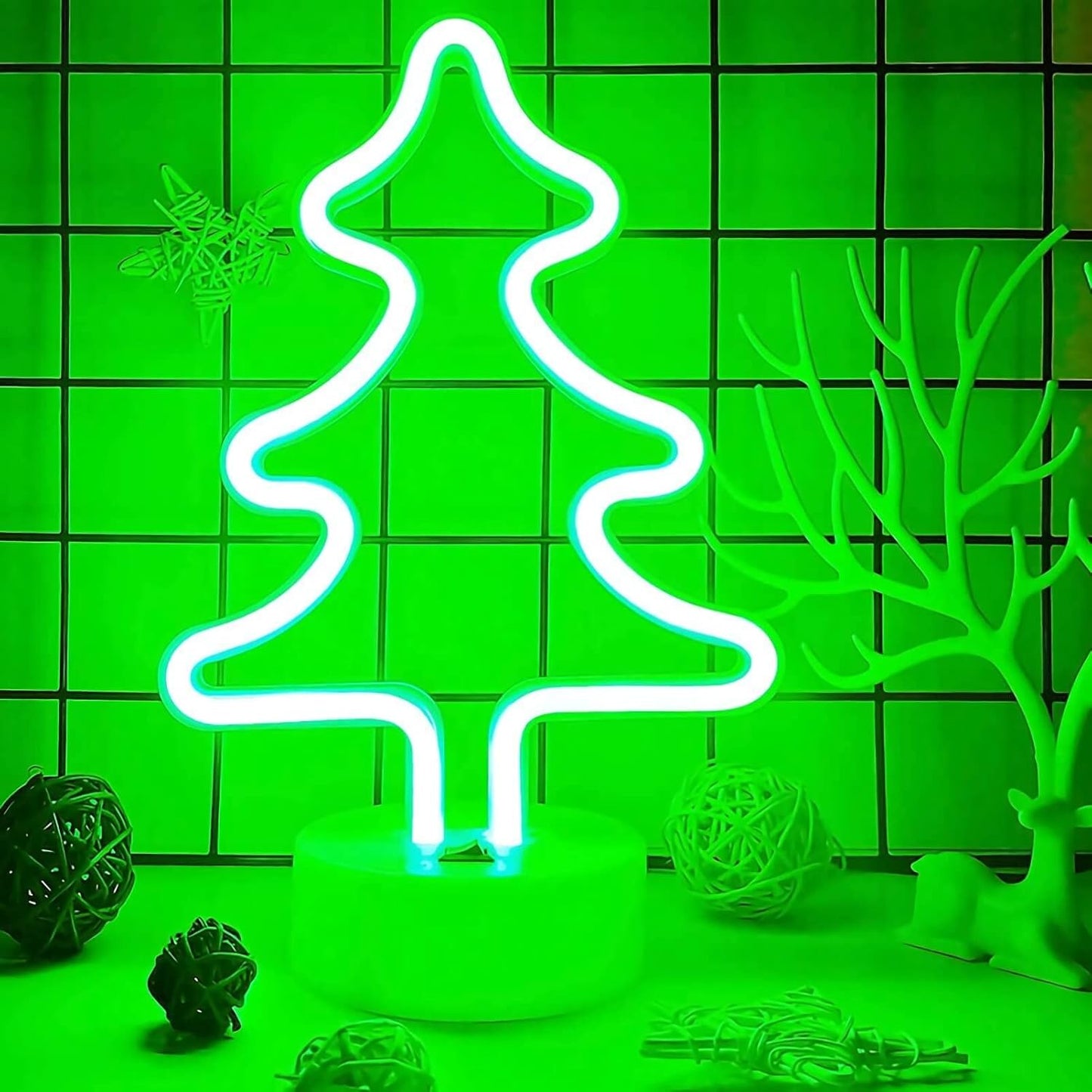 Christmas Tree LED Night Light Desk Light Lamp