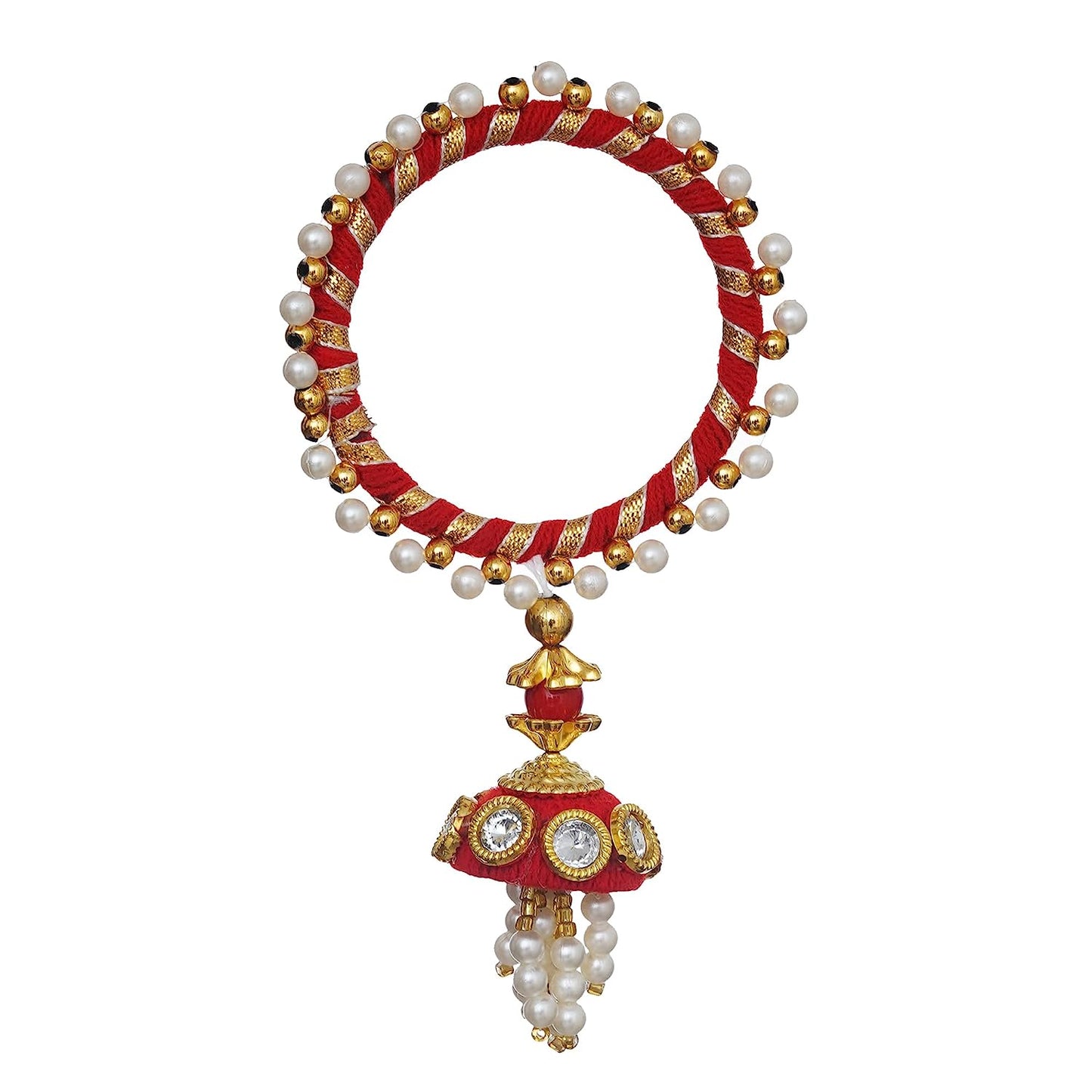 JaipurCrafts Combo Of 2 Lumba Rakhi Set For Bhaiya And Bhabhi. Rakhi For Bhaiya Bhabhi, Lumba Rakhi For Bhabhi Rakshabandhan Gift