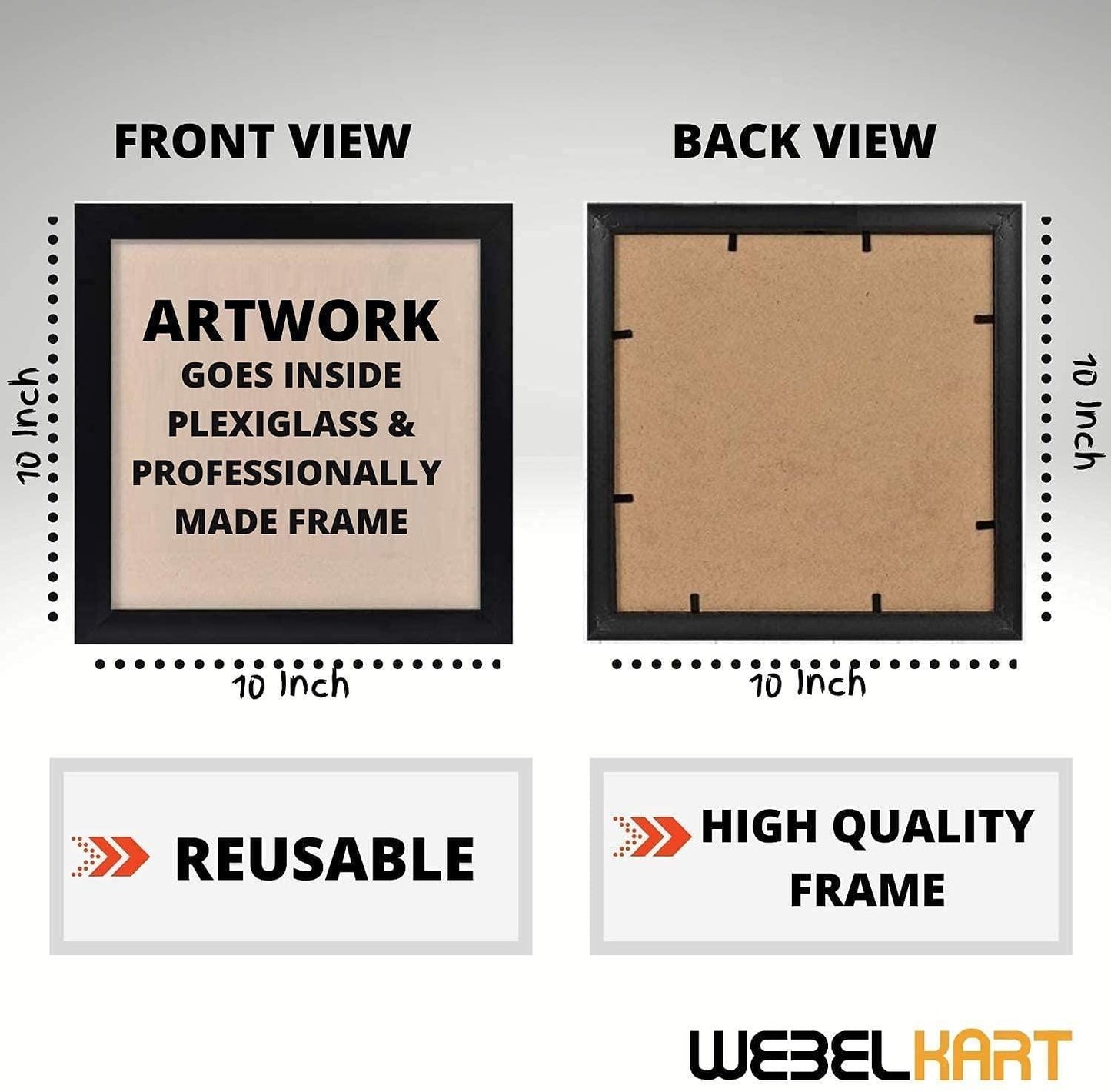 Webelkart Premium "Dont Loose Your Time" Motivational Quetos Wall Frames For Home And Office Decor ( 10 Inches)