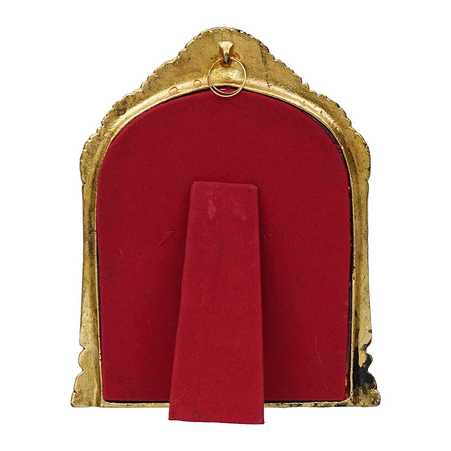 JaipurCrafts Premium Metal Ram Darbar Idol Statue for Home and Office Decor | Ram Darbar Murti for Home (8.5 Inches , Gold)
