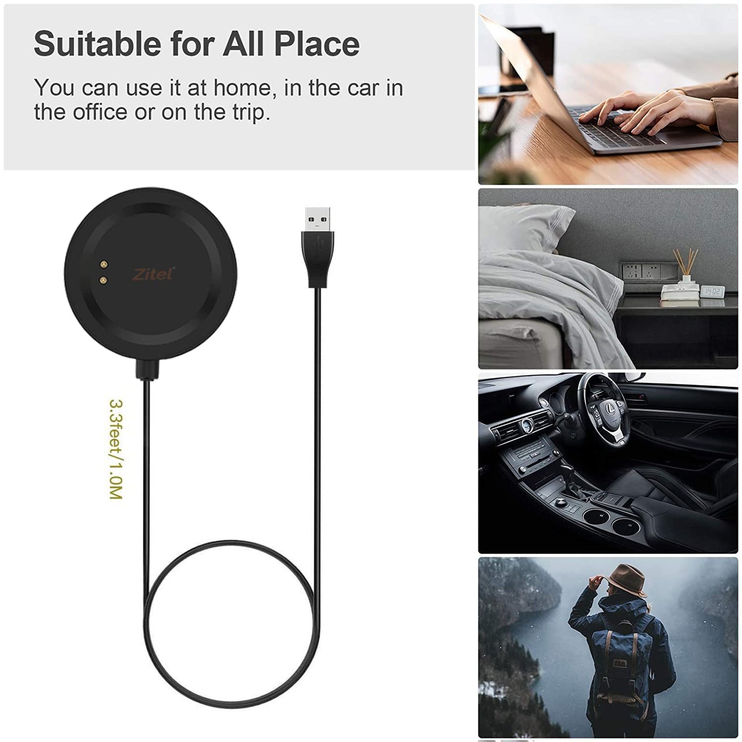 Zitel Charger for OnePlus Watch Smartwatch