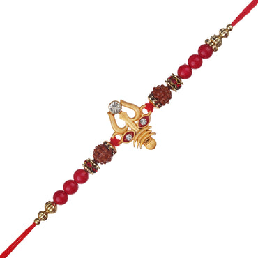Webelkart Premium Combo Of 1 Rakhi Set For Bhaiya And Bhabhi. Rakhi For Bhaiya Bhabhi, Lumba Rakhi For Bhabhi Rakshabandhan Gift