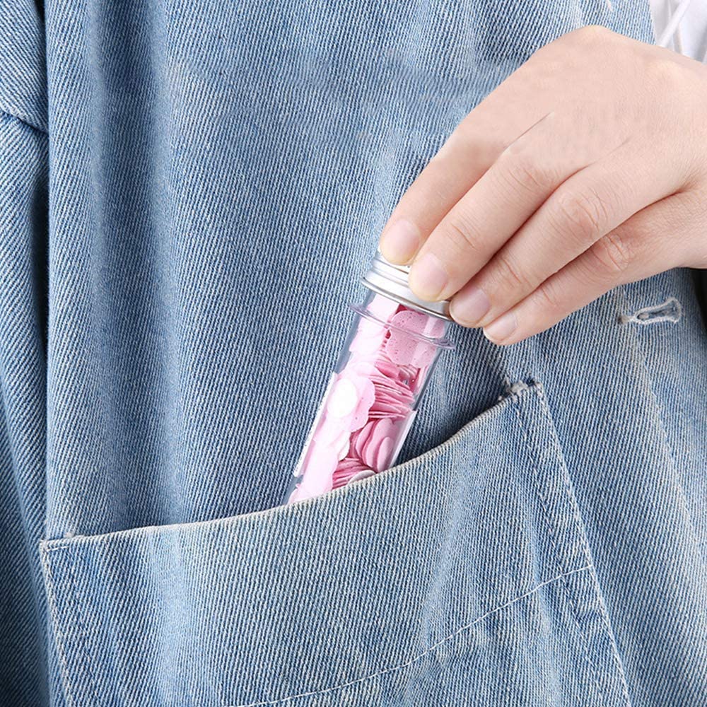 FruityClean: Cute Travel-Friendly Hand Soap Paper Flake Tubes (Set of 3) – Perfect for On-the-Go Hygiene