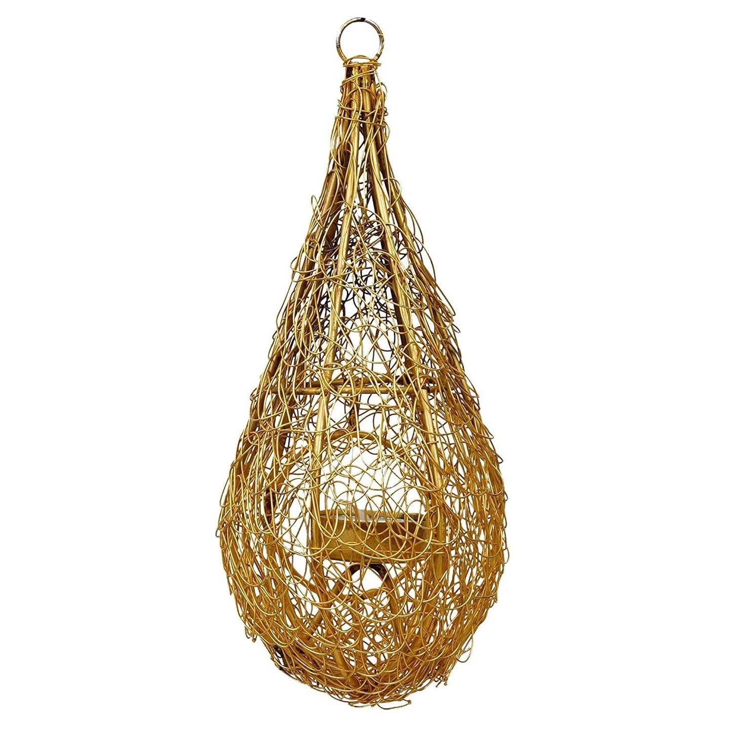 Webelkart Premium Bird Nest Lantern Tealight Candle Holder for Home and Office Decor | Metal Tealight Holder for Home|( 9 Inches)