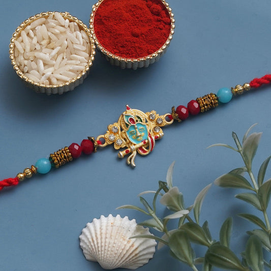Webelkart New Rakhi for brother Rakhi Set Rakhee for Gifts For Brother Lumba Rakhi For Bhabhi Rakhi With Roli Chawal Rakhi Sets lumba rakhi|Latest Rakhi collection|Set The Joyous Tone