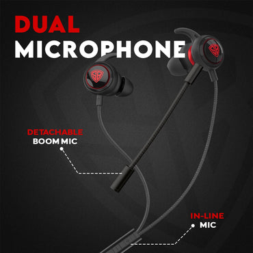 SpinBot BattleBudz C30 Type-C Wired Gaming Earphone with 12mm Gaming Driver