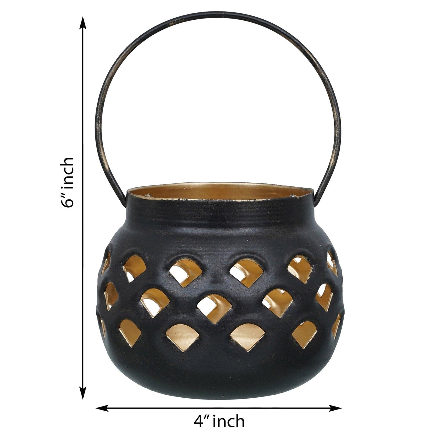 Webelkart®️ Premium Handcrafted Wall Hanging Decorative Tealight Candle Holder, Lantern, Lamp, Hanging Light Holder for Home Decor, Table/Office/Indoor/Outdoor