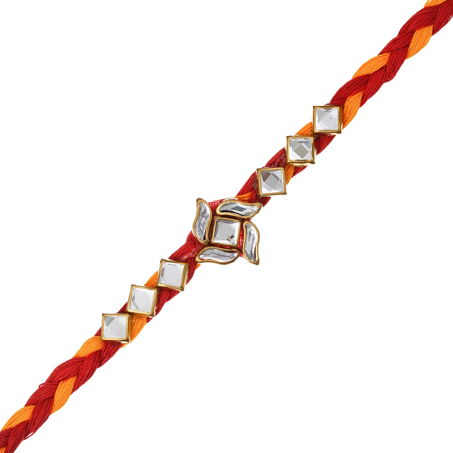 Webelkart Swastik Rakhi For Brother With Riddhi-Siddhi Sticker for Home Decor | Rakhi For Bhaiya Bhabhi |Lumba Rakhi For Bhabhi |Kids Rakhi With Roli Chawal Best Wishes Card