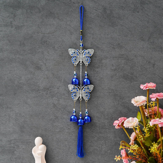 Webelkart Antique Butterfly Designer Wind Chimes for Home Decoration/fengshui Wind Chimes for Home Balcony Bedroom Decor/Wind Chime for Wall Hanging Decoration/Outdoor Hanging(17" Inches)