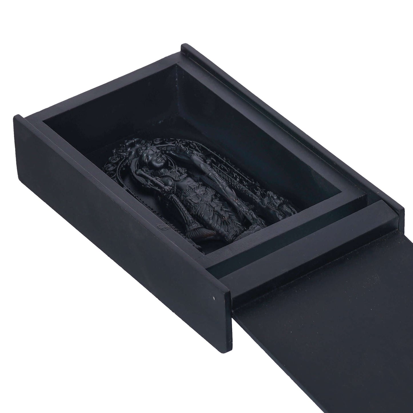 JaipurCrafts Antique Lord Ayodhya Ram Idol Murti Showpiece | Ram ji ki Murti Lalla Statue in Ayodhya Mandir for Home and Office Decor -Full Black