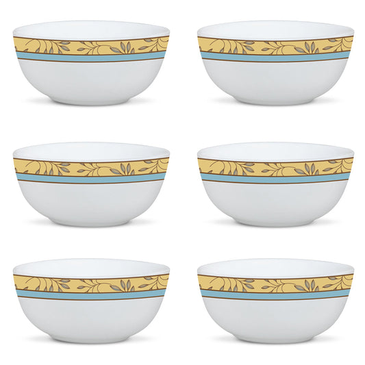 Larah by Borosil Sunhara Soup Bowl Set, 6 pc