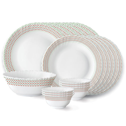 Larah by Borosil Waltz Dinner Set, 19 pc