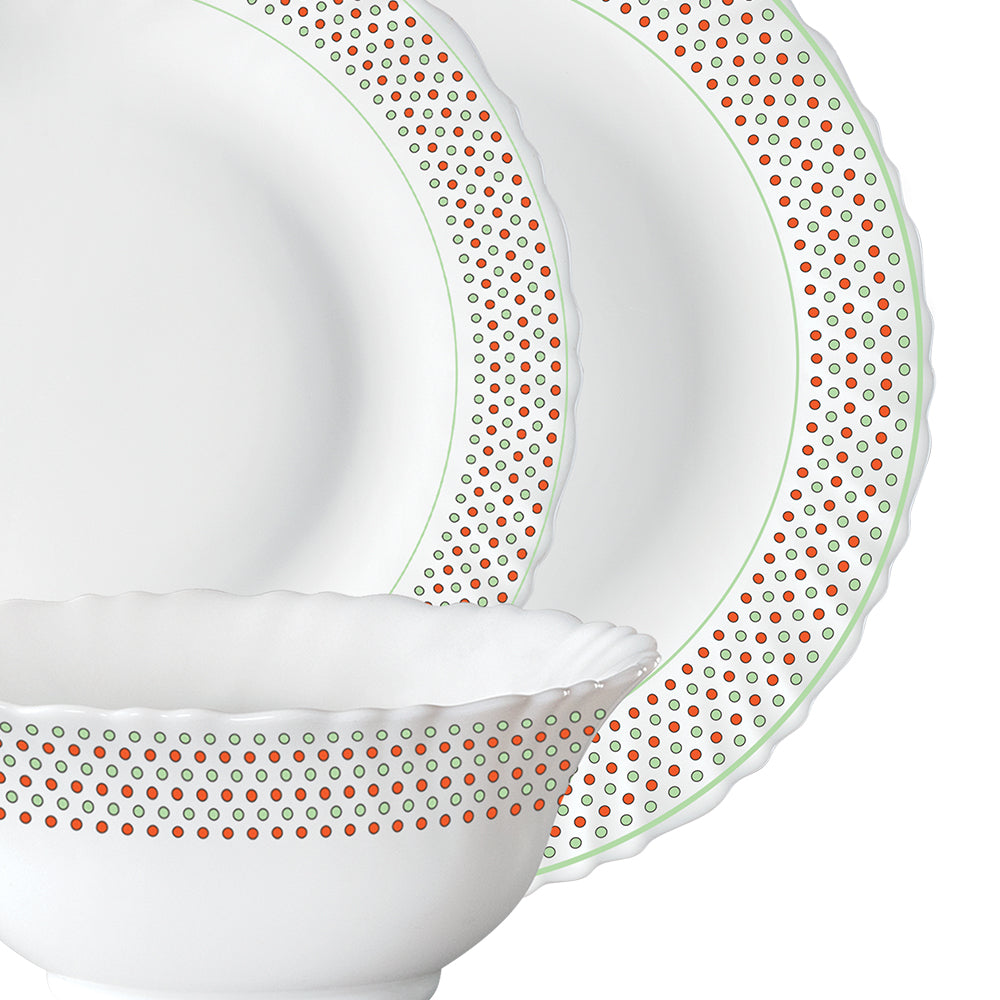 Larah by Borosil Waltz Dinner Set, 19 pc