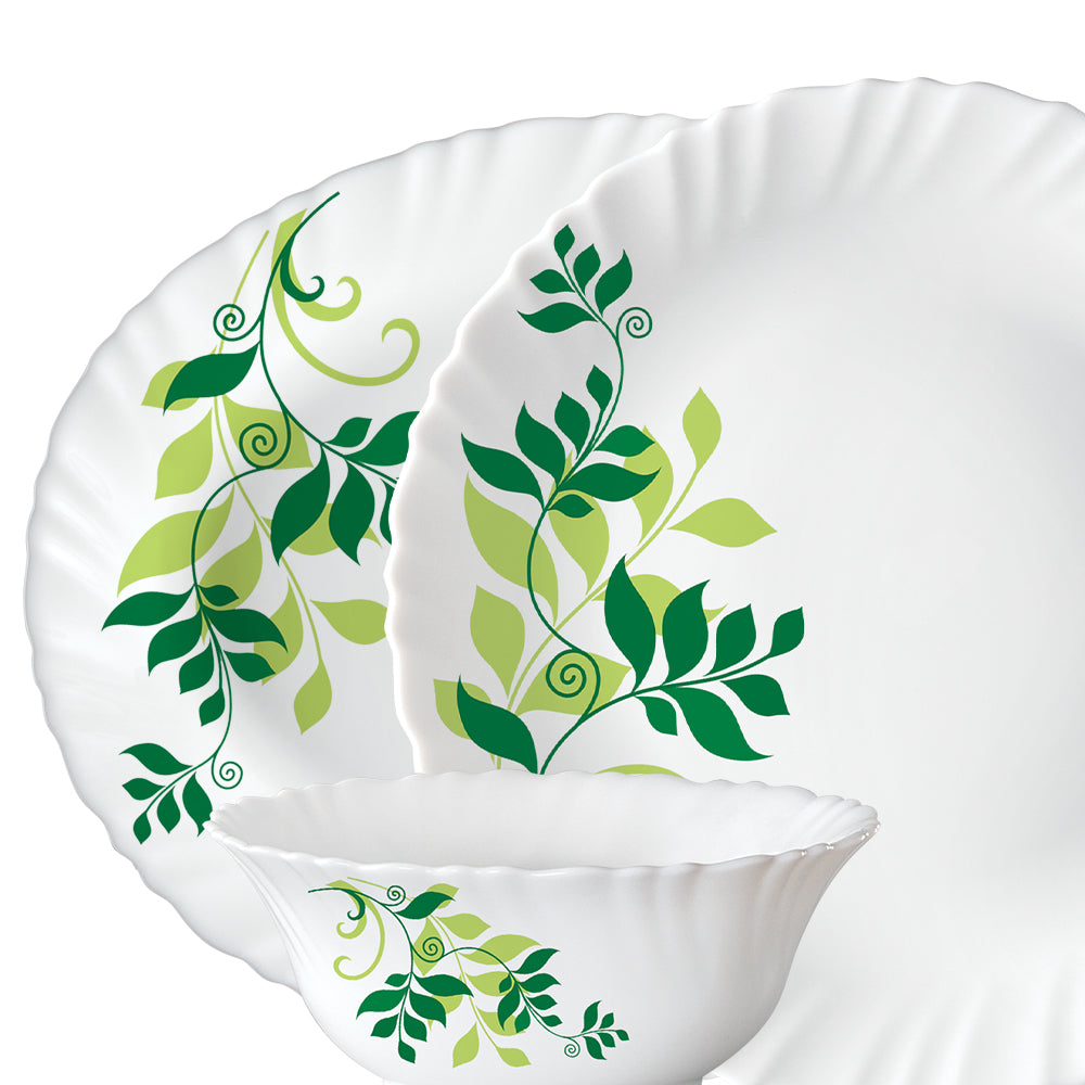Larah by Borosil Fern Dinner Set, 21 pc