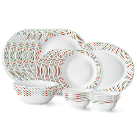 Larah by Borosil Waltz Dinner Set, 21 pc