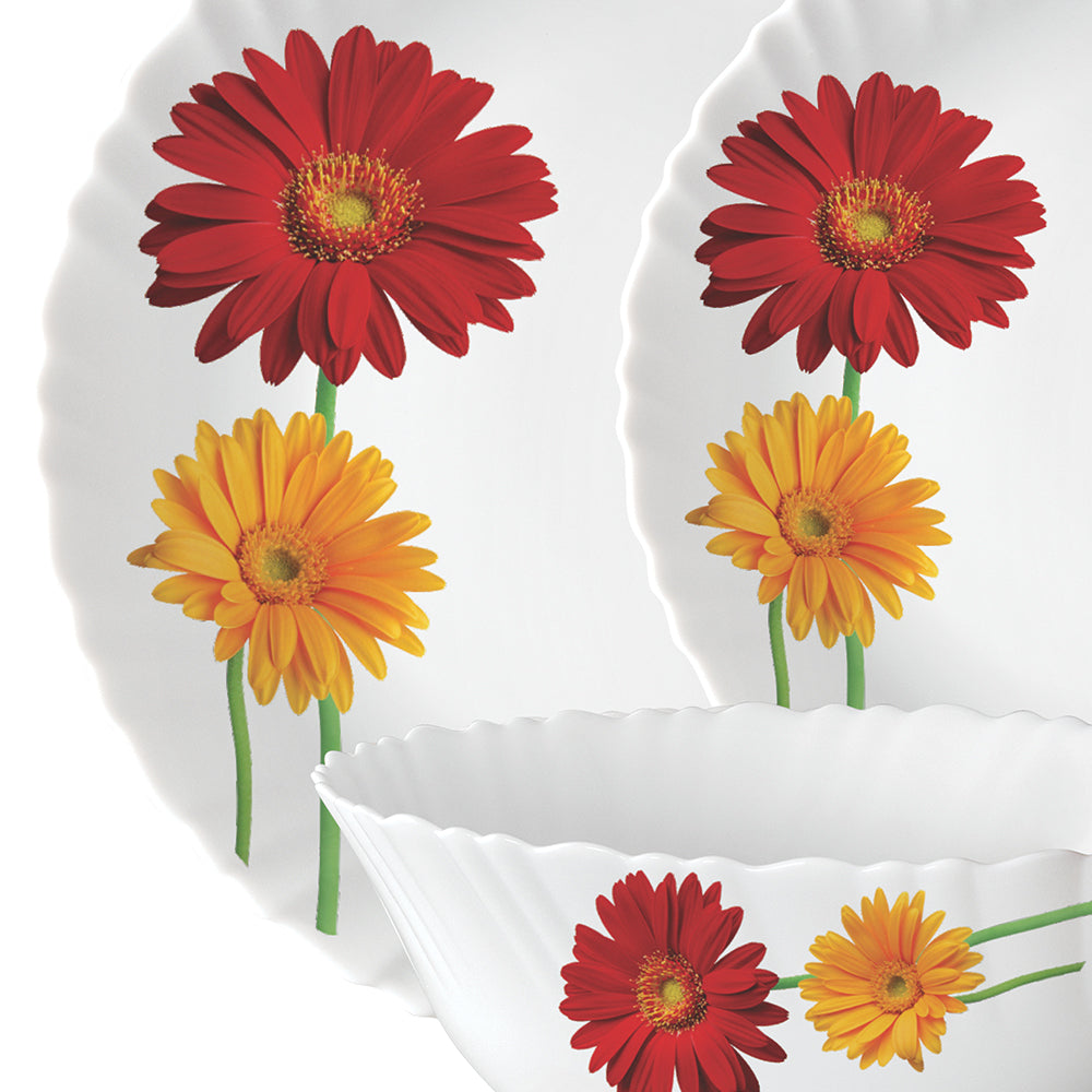 Larah by Borosil Zinnia Dinner Set, 27 pc