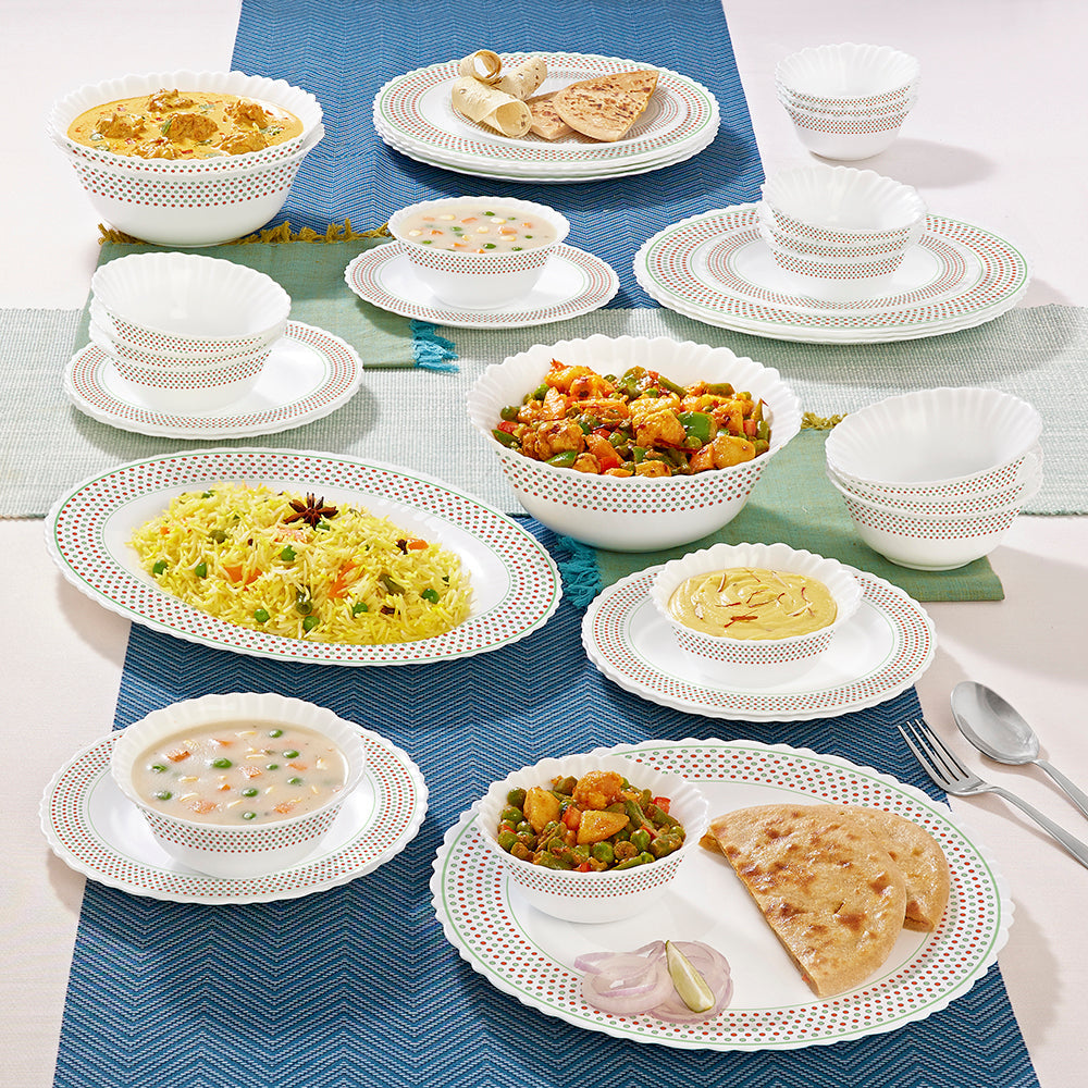 Larah by Borosil Waltz Dinner Set, 36 pc