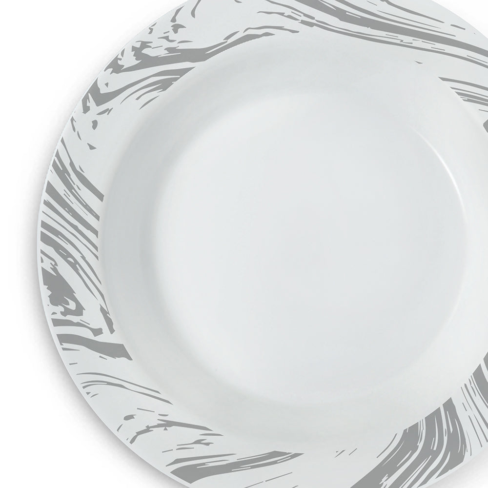 Larah by Borosil Marble Snack Set, 7 pc
