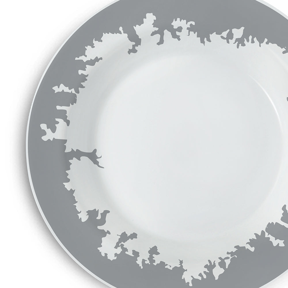 Larah by Borosil Silver Luna Snack Set, 7 pc