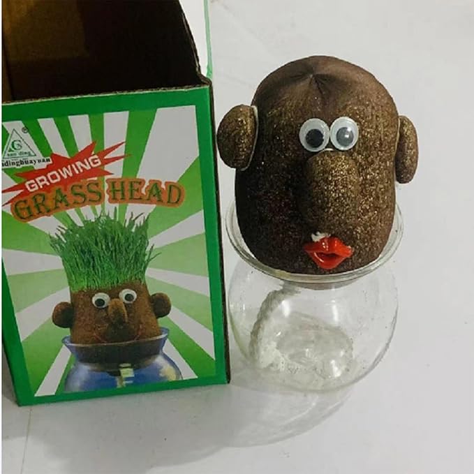 1 Pc Grass Head Doll Plant