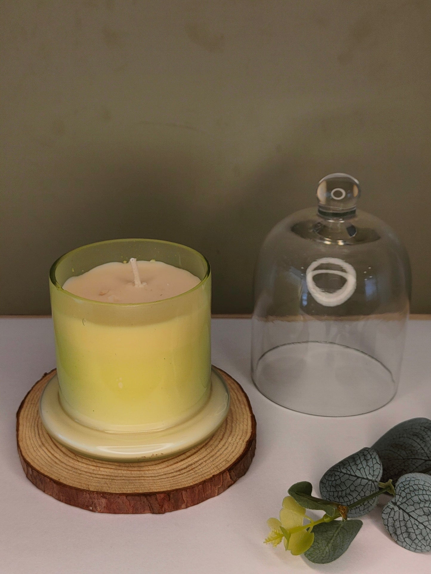 Bell Jar Candle Off White