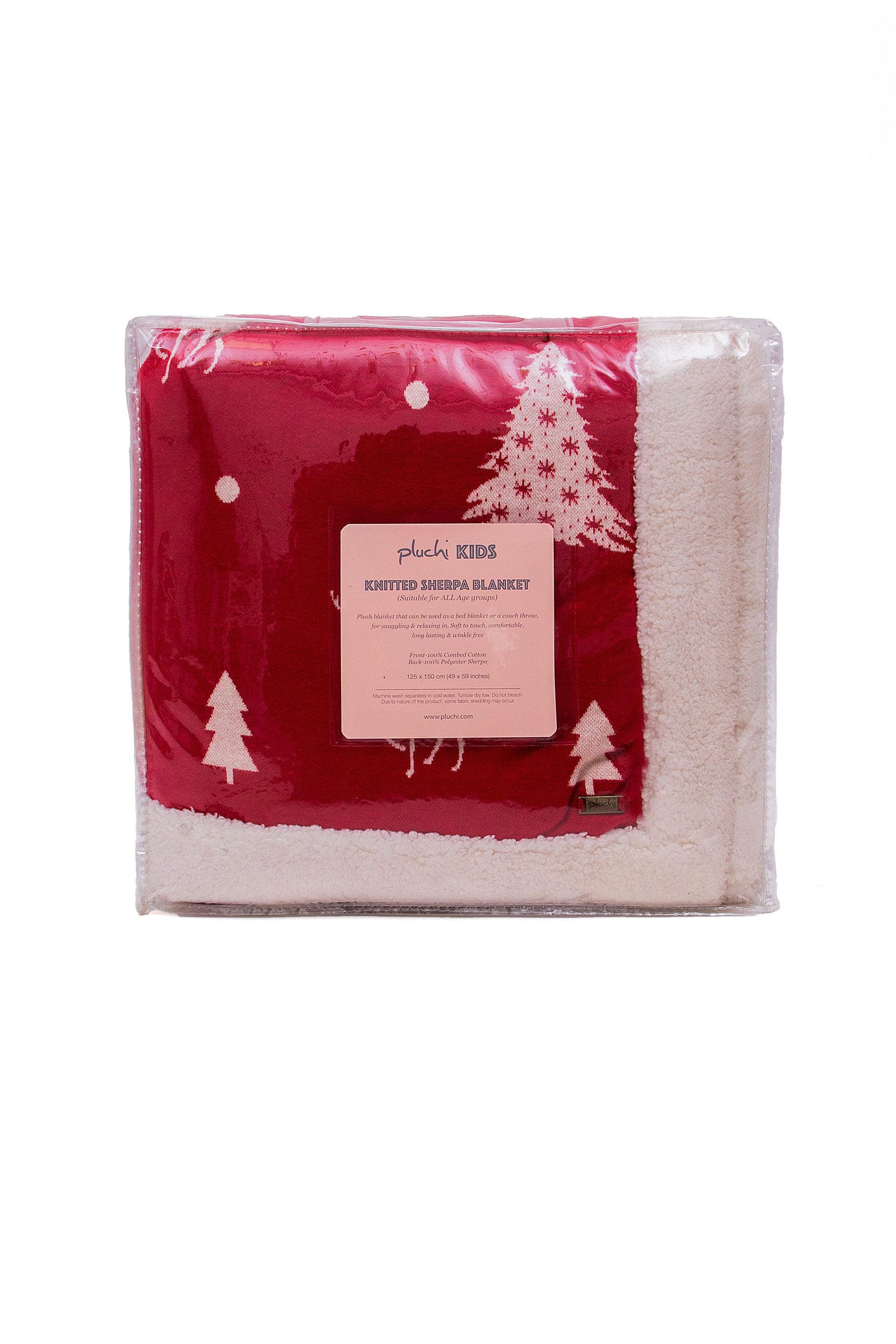 Color Cotton Knitted Blanket for Kids