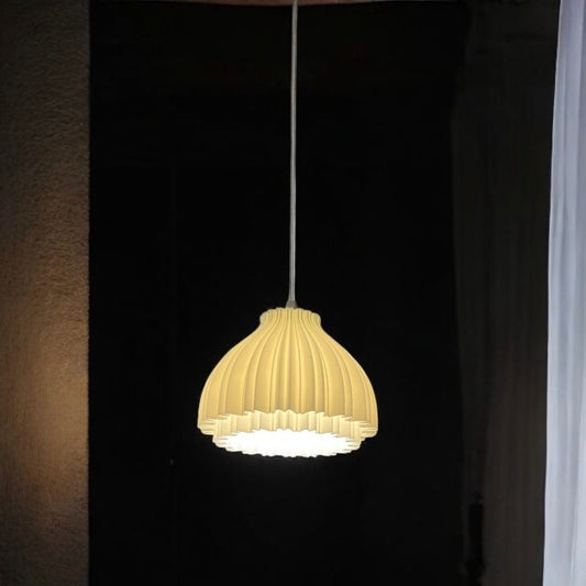 Lotus Crest Pendant White Lamp for Ceiling Decor