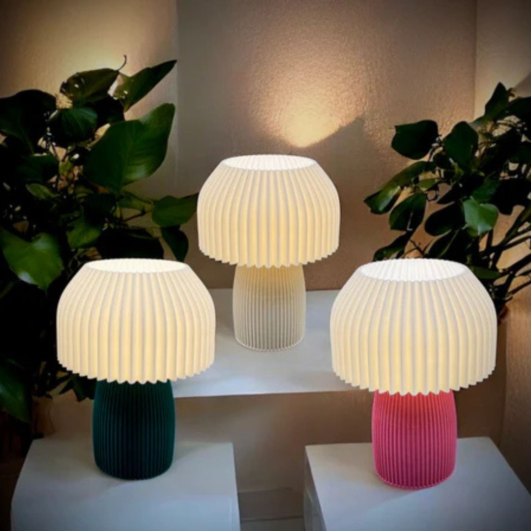 Mushroom Style LED Table Lamp for Bedroom Decor