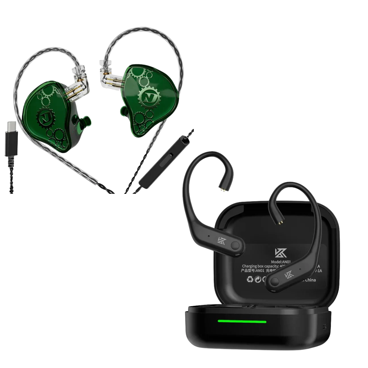 ND Venus IEM & KZ AN01 ANC Enabled True Wireless Adapter
