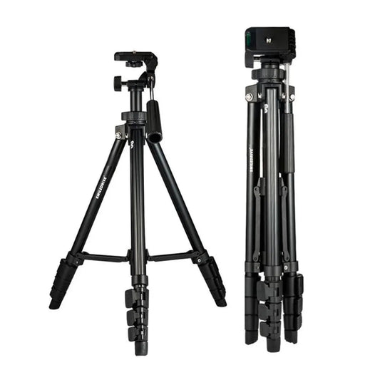 Professional Portable Camera Tripod for DSLRs, Smart Phones, Action Cameras-Max Length 56”