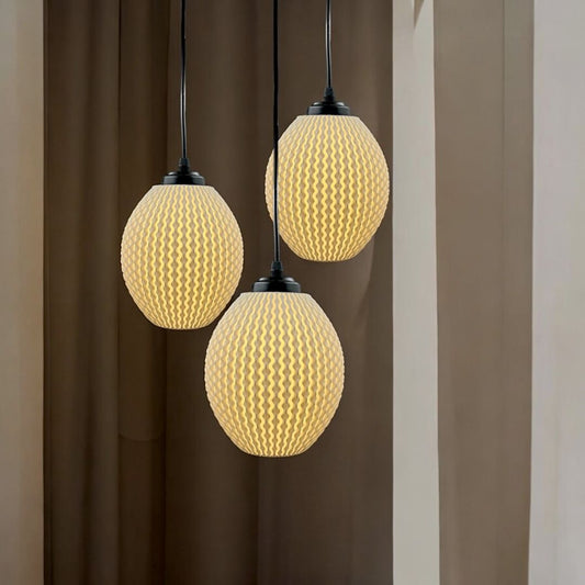 Ripple Glow 3 Hanging Lights | Contemporary Lighting