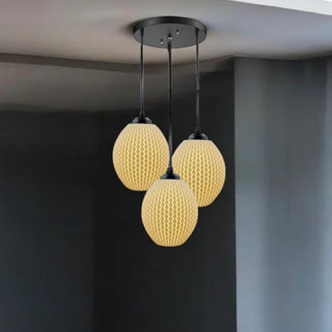 Ripple Glow 3 Hanging Lights | Contemporary Lighting
