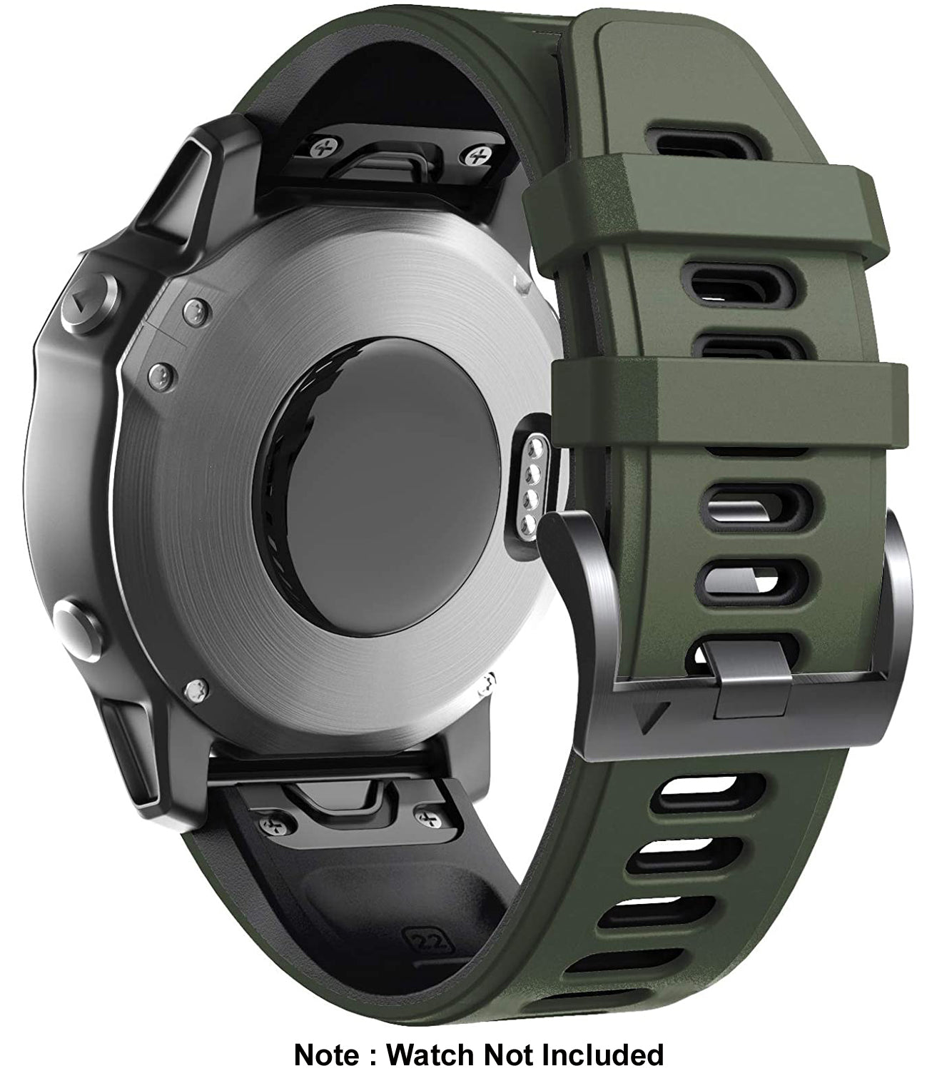 Zitel Band for Garmin Fenix 8 47mm, 7/7 Pro, 6/6 Pro, 5/5 Plus, Epix Pro/Gen 2 47mm, Forerunner 965/955/945/935, 22mm Straps