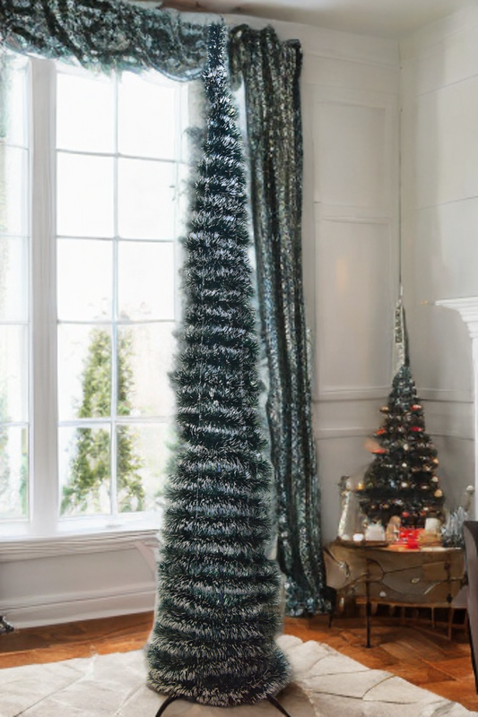 Pop Up Christmas Tree 5 Feet -Green tree With snow Effect