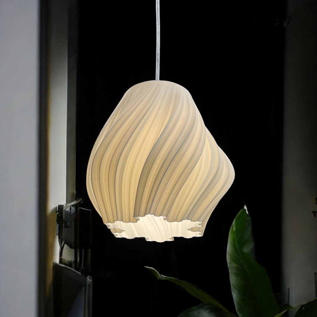 Snow Flake Pendant White | Elegant Ceiling Light for Interiors