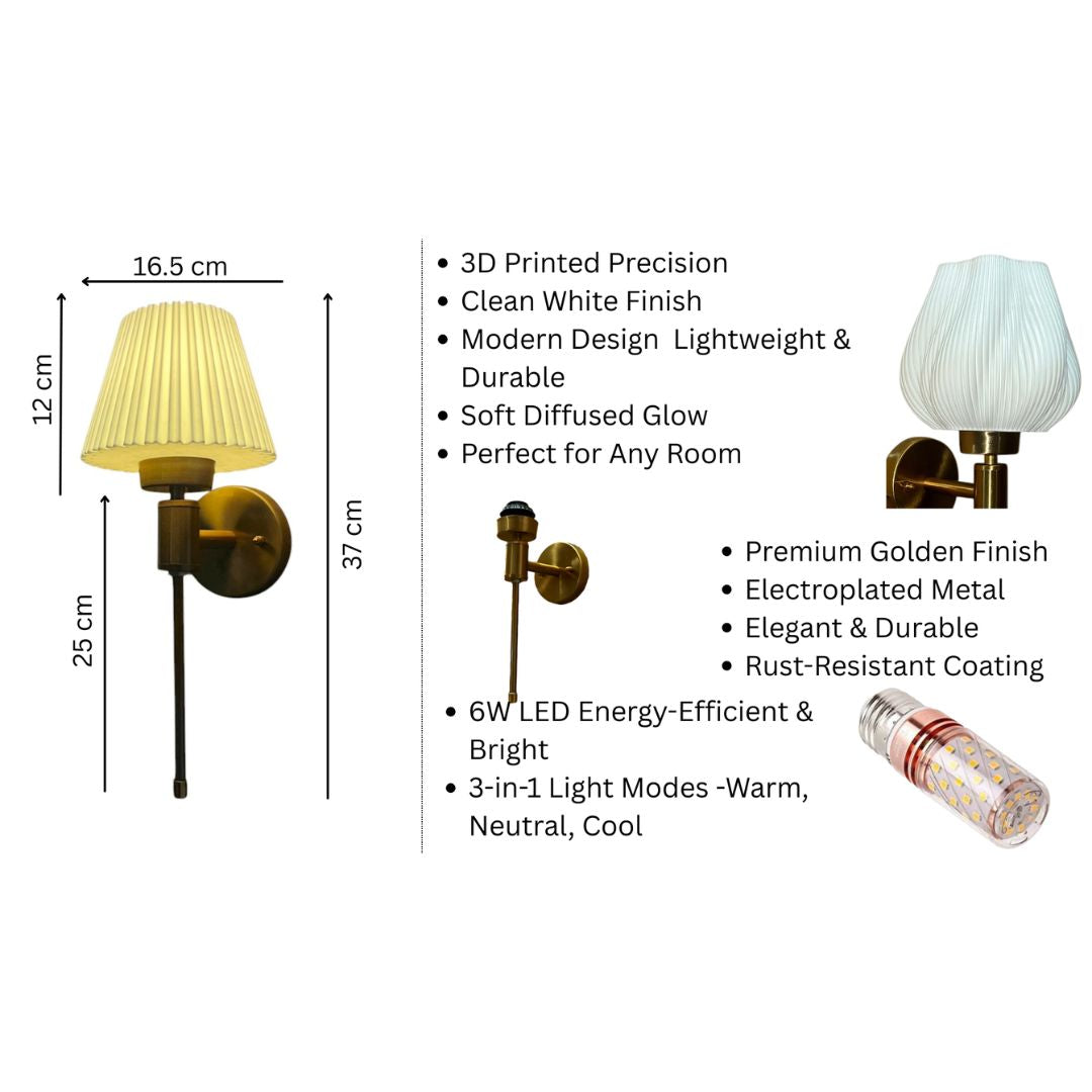 Soft Beam Wall Lamp Long for Bedroom, Home Decor