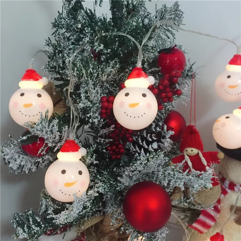 Snowmen Christmas String decorative light - 10 hangings