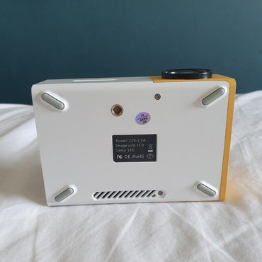 PixoBeam: Mini Portable HDMI Projector with Adjustable Display, 1080P Support & Remote Control for Home & Outdoor Entertainment