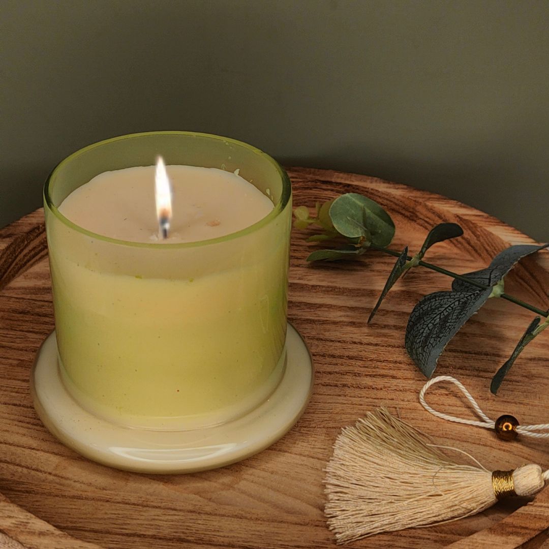 Bell Jar Candle Off White