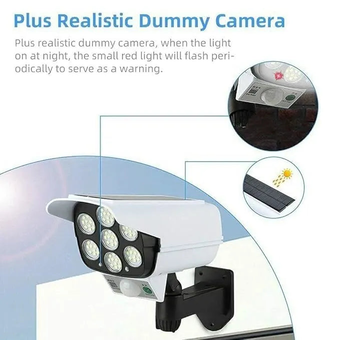 Camera Shape Solar Motion Sensor Light