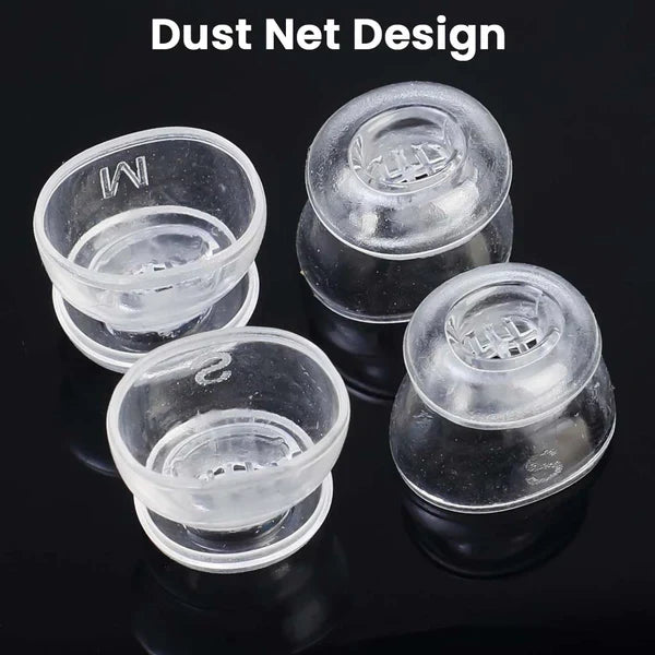 AUDIOCULAR DuoFit Double Flange Silicone Eartips for Airpods 3 & 4