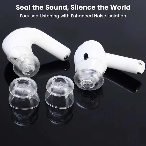 AUDIOCULAR DuoFit Double Flange Silicone Eartips for Airpods 3 & 4