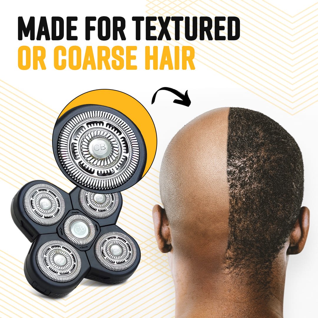 Bald Buddy Textured-Hair Shaving Head – For Coarse and Curly Hair (1 Unit)