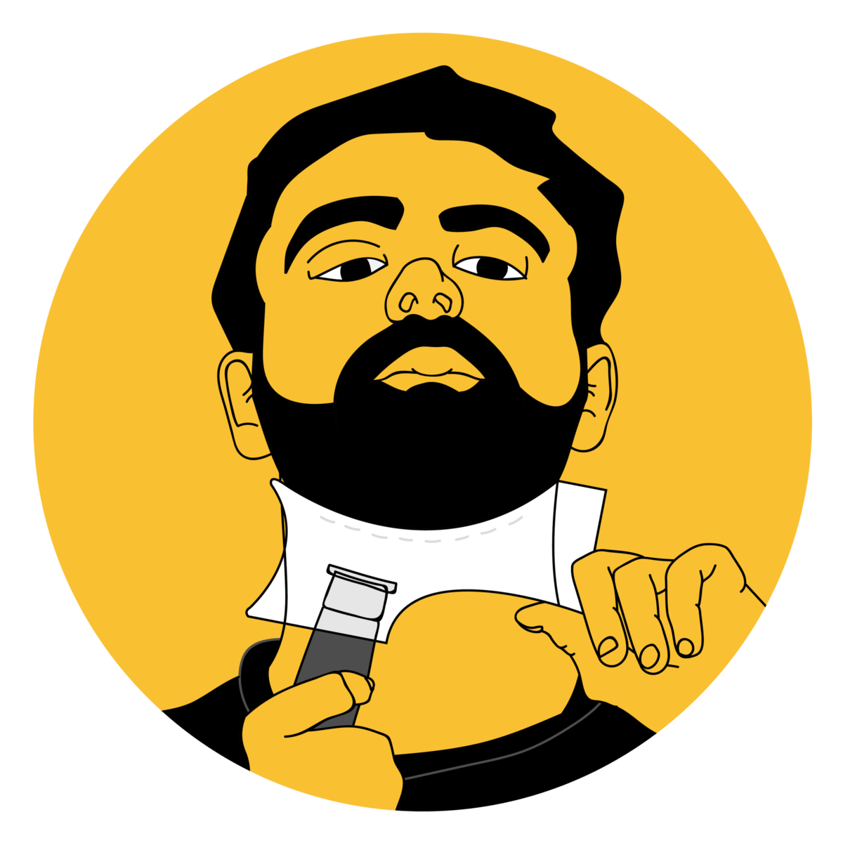 Beard Shaping Tool and Hair Trimmer Guide - Plus Version