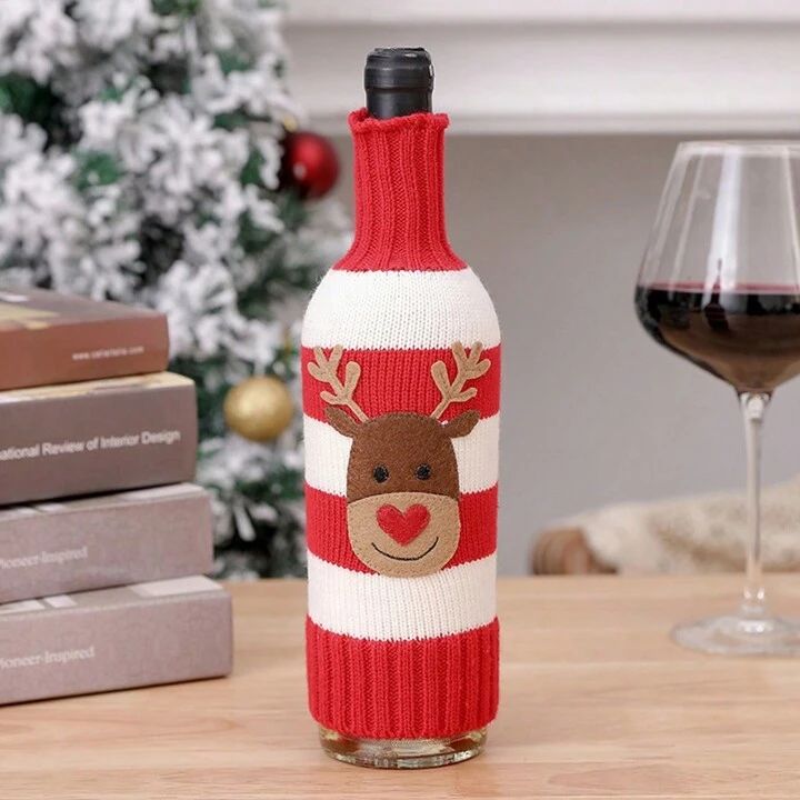 SNOWMAN WINE BOTTLE COVER(SET OF 2)